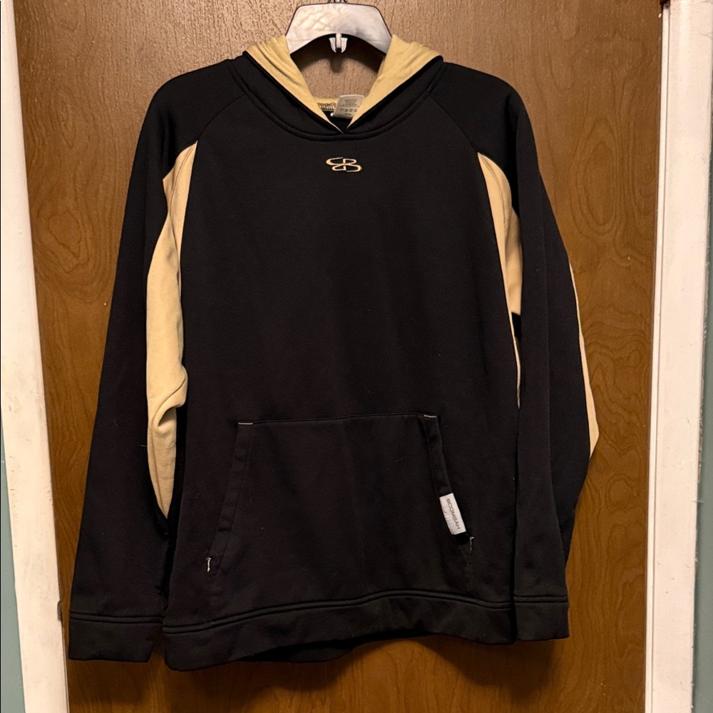 Bombay Black and Gold Hoodie Size  L